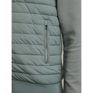 REISS FREDDIE Interlock Hybrid Funnel Neck Jacket